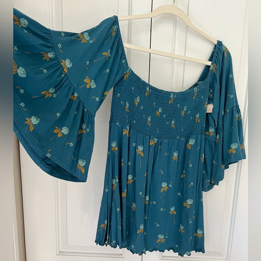 NWT Free People Lana Off Shoulder Tunic Top Size Small - Picture 6 of 10